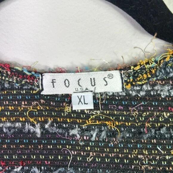 Focus Women's Multi-Colored Sweater Size XL - Picture 4 of 6